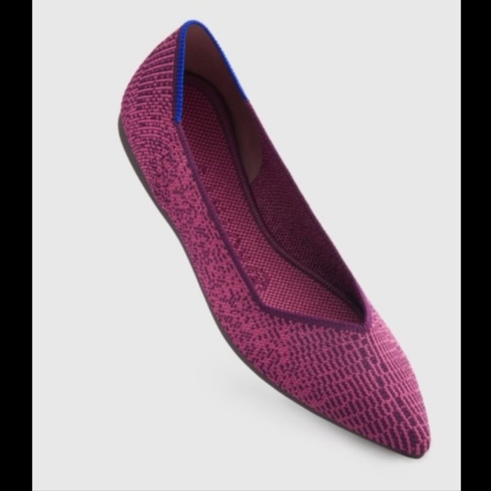 Rothy’s Limited Edition Rare Fig Python Print Poi… - image 2